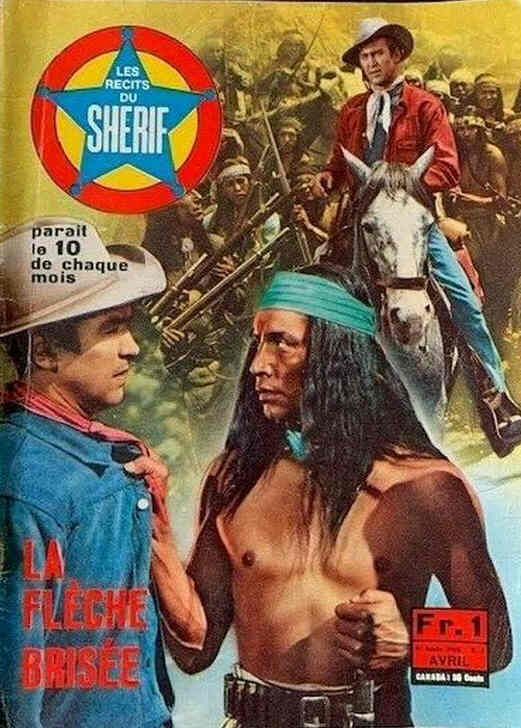RECITS DU SHERIF | LES magazine side cover Issue 4  April 1965