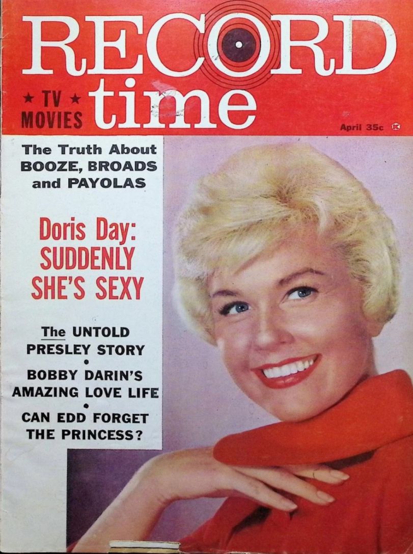 MOVIE-TV AND RECORD TIME magazine side cover Issue 1  April 1960