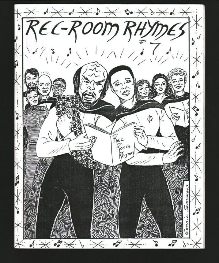 REC ROOM RHYMES magazine side cover Issue 7   1989