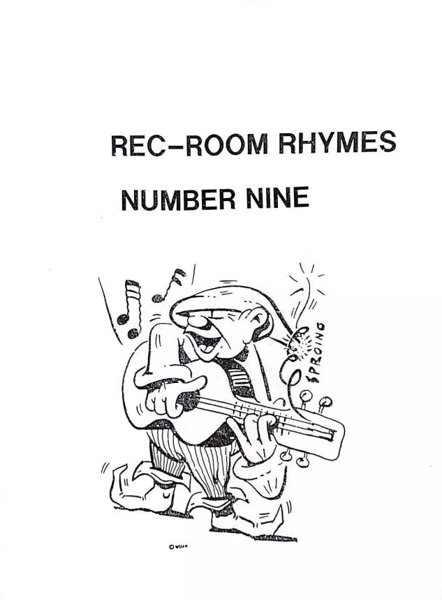 REC ROOM RHYMES magazine side cover Issue 9   1992