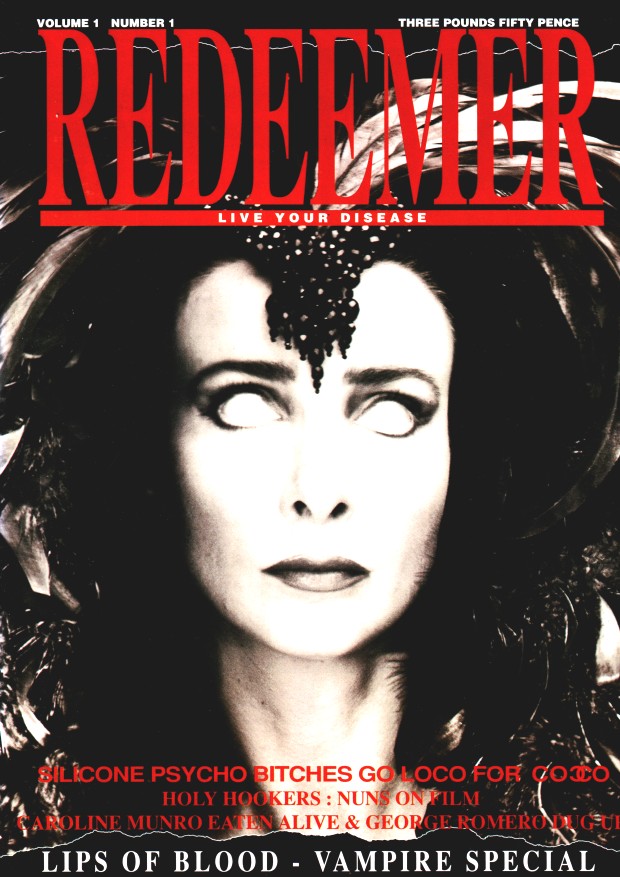 REDEEMER magazine side cover Issue 1 Winter 1992