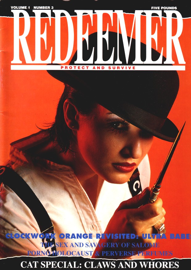 REDEEMER magazine side cover Issue 3 January 1995