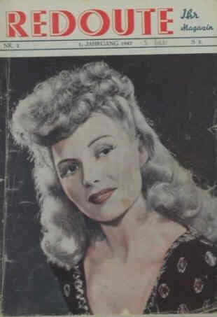 REDOUTE magazine side cover Issue 2  1947