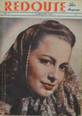 REDOUTE magazine side cover Issue 5  1947