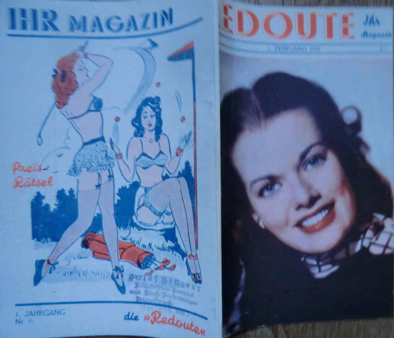 REDOUTE magazine side cover Issue 6  1947