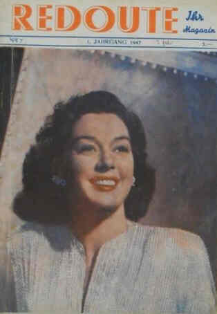 REDOUTE magazine side cover Issue 7  1947