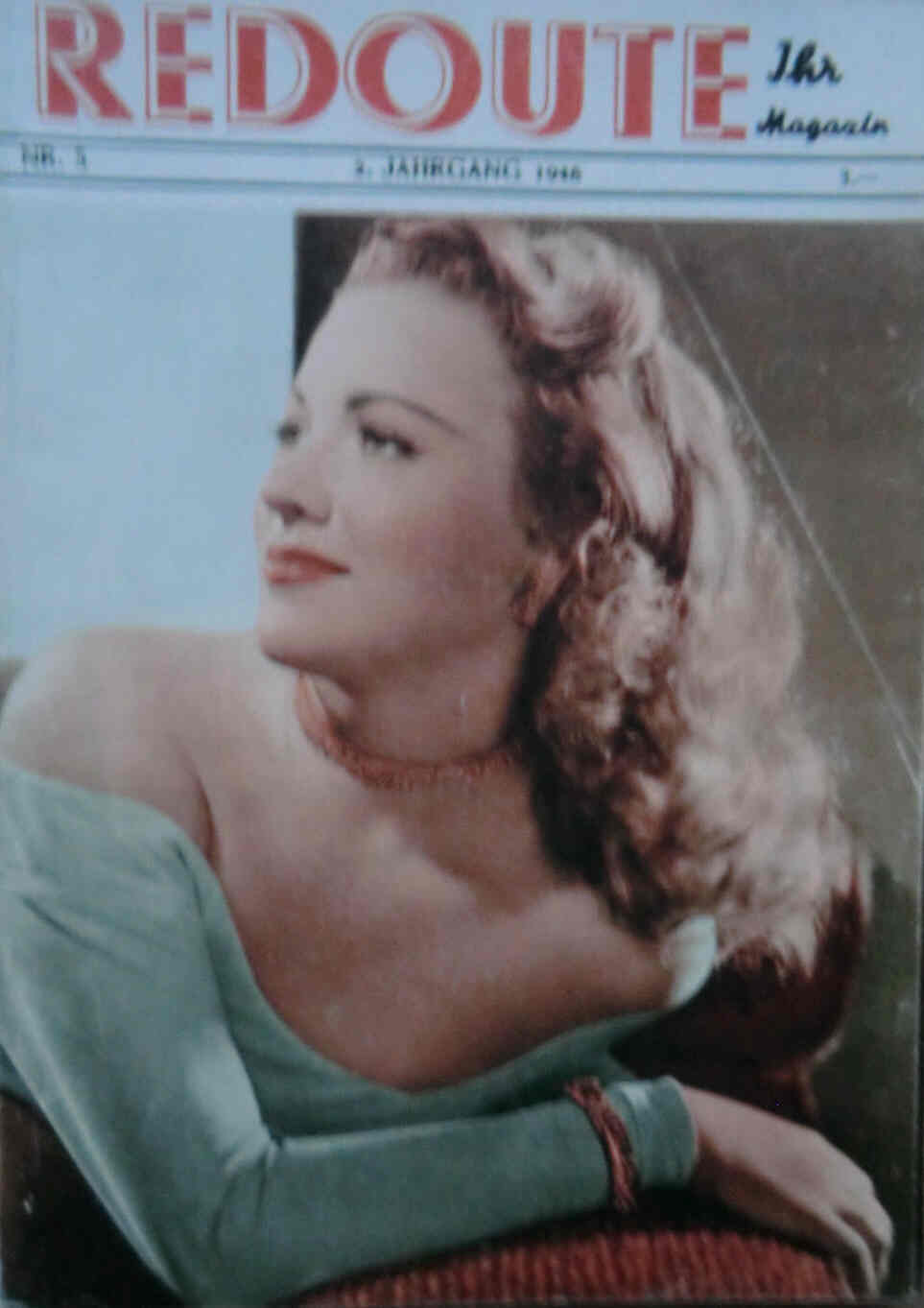 REDOUTE magazine side cover Issue 5  1948