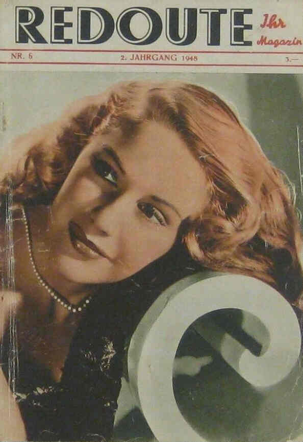REDOUTE magazine side cover Issue 6  1948