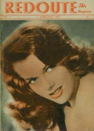 REDOUTE magazine side cover Issue 1  1949