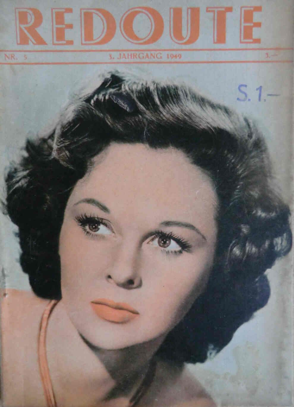 REDOUTE magazine side cover Issue 5  1949