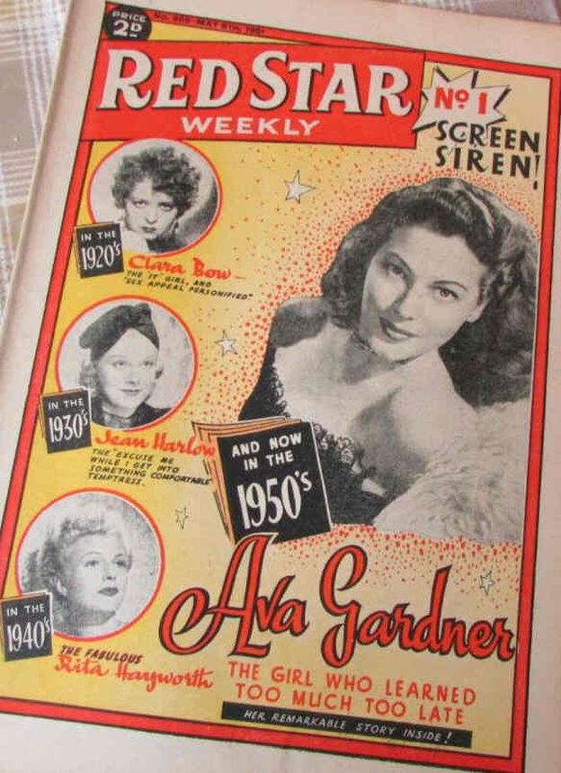 RED STAR WEEKLY magazine side cover 5 May 1951