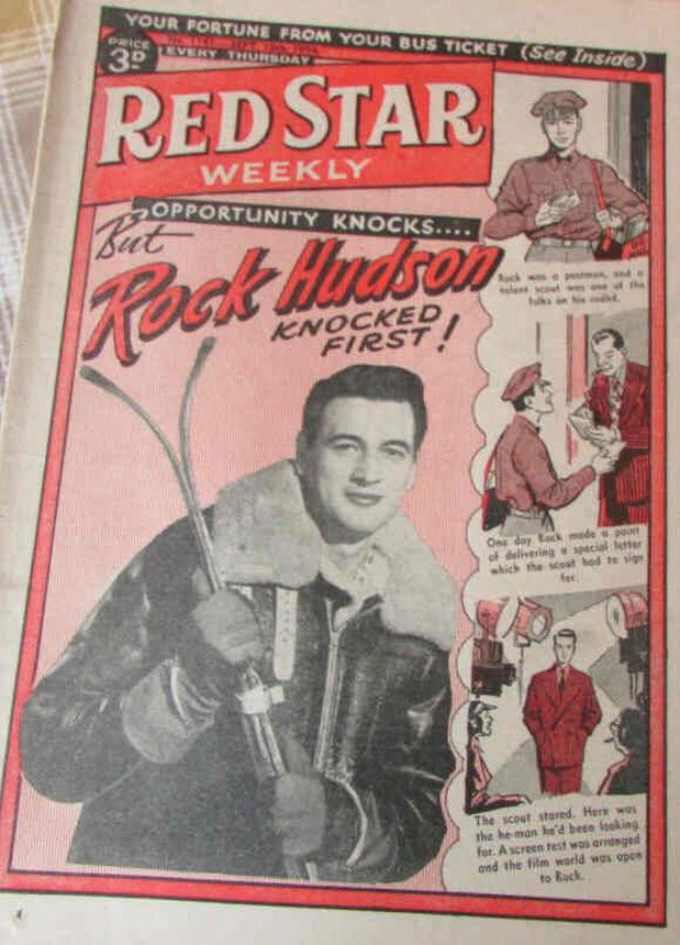RED STAR WEEKLY magazine side cover 18 September 1954