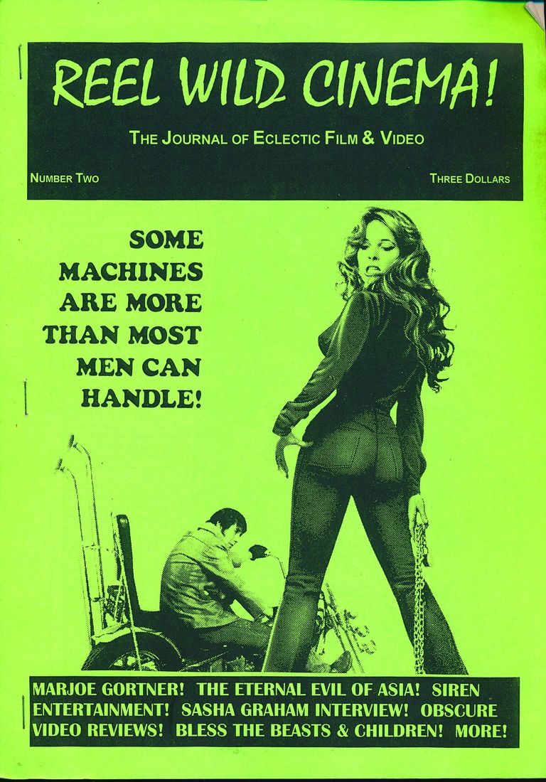 REEL WILD CINEMA magazine side cover Issue 2  
