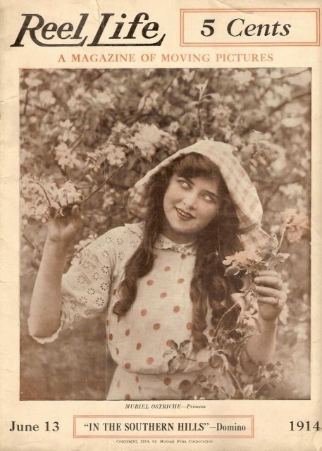 REEL LIFE magazine side cover 13 June 1914