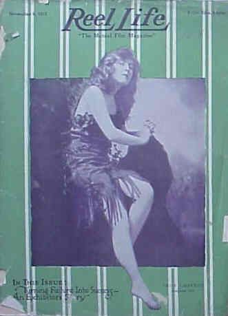 REEL LIFE magazine side cover 6 November 1915