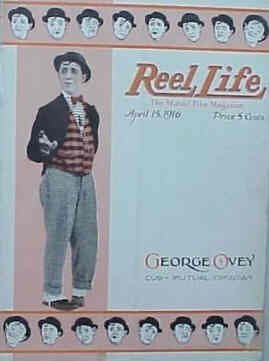 REEL LIFE magazine side cover 15 April 1916