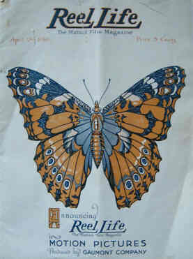 REEL LIFE magazine side cover 29 April 1916