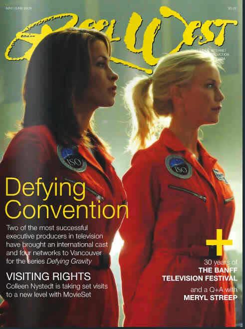 REEL WEST magazine side cover May/June 2009