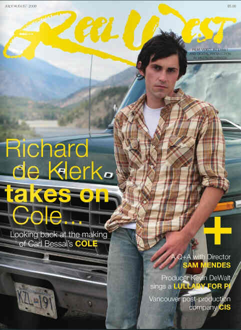 REEL WEST magazine side cover July/August 2009