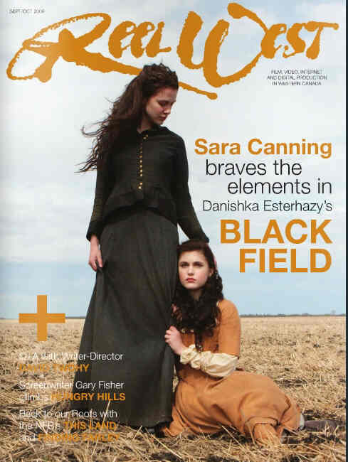 REEL WEST magazine side cover September/October 2009