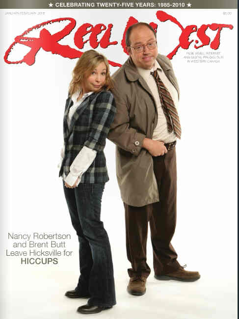 REEL WEST magazine side cover January/February 2010