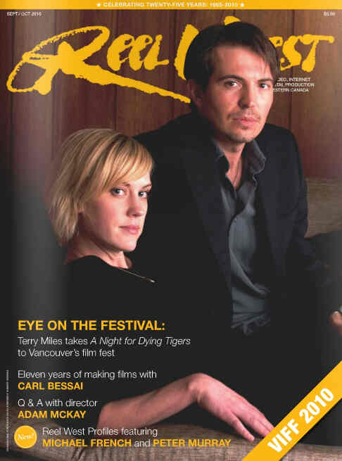 REEL WEST magazine side cover September/October 2010