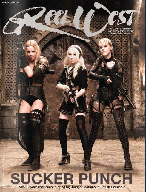 REEL WEST magazine side cover March/April 2011