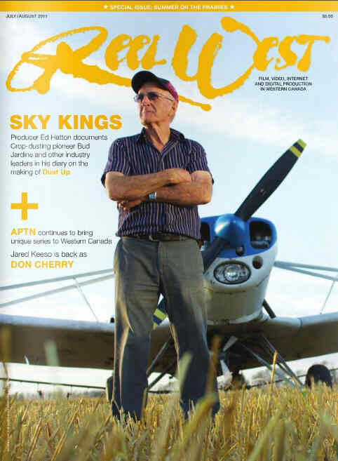 REEL WEST magazine side cover July/August 2011