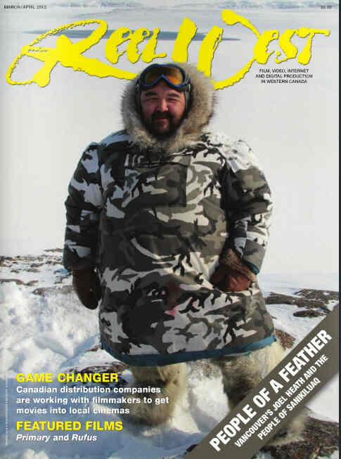 REEL WEST magazine side cover March/April 2012