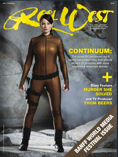 REEL WEST magazine side cover May/June 2012