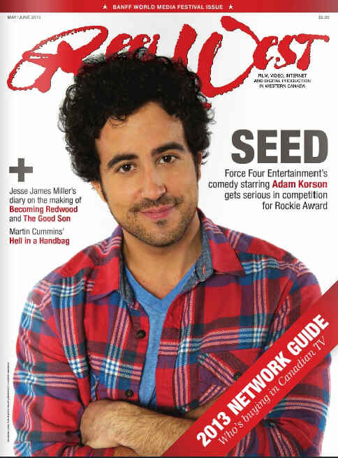 REEL WEST magazine side cover May/June 2013