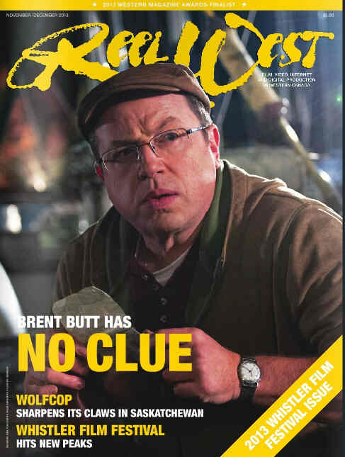 REEL WEST magazine side cover November/December 2013