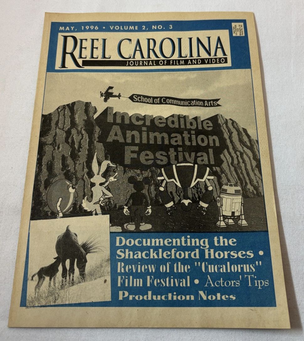 REEL CAROLINA magazine side cover  May 1996