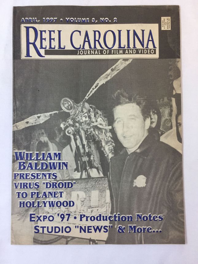 REEL CAROLINA magazine side cover  April 1997