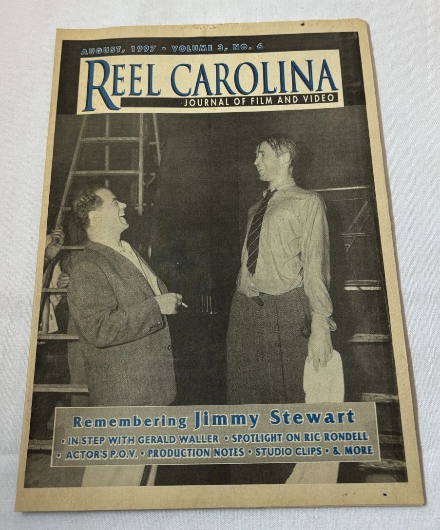 REEL CAROLINA magazine side cover  August 1997