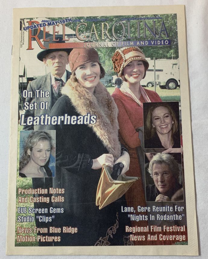 REEL CAROLINA magazine side cover  May 2007