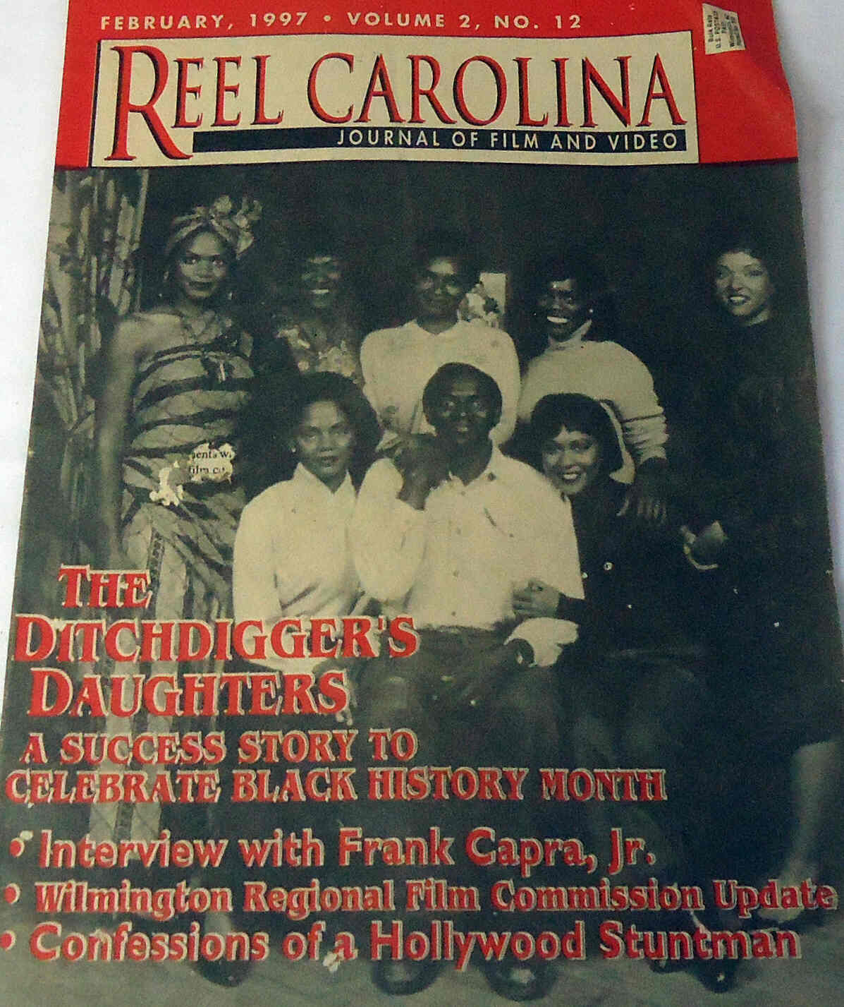 REEL CAROLINA magazine side cover February 1997