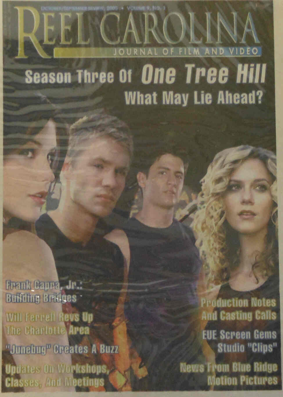 REEL CAROLINA magazine side cover September/October 2005