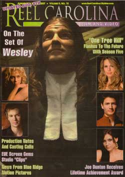 REEL CAROLINA magazine side cover August 2007