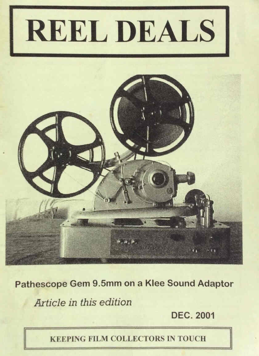 REEL DEALS magazine side cover December 2001
