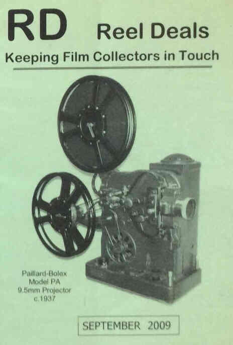 REEL DEALS magazine side cover September 2009