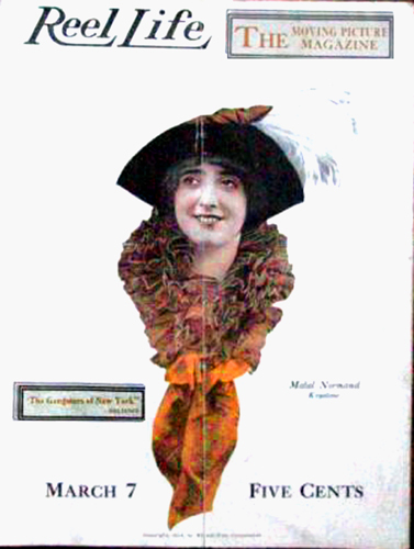 REEL LIFE magazine side cover 7 March 1914