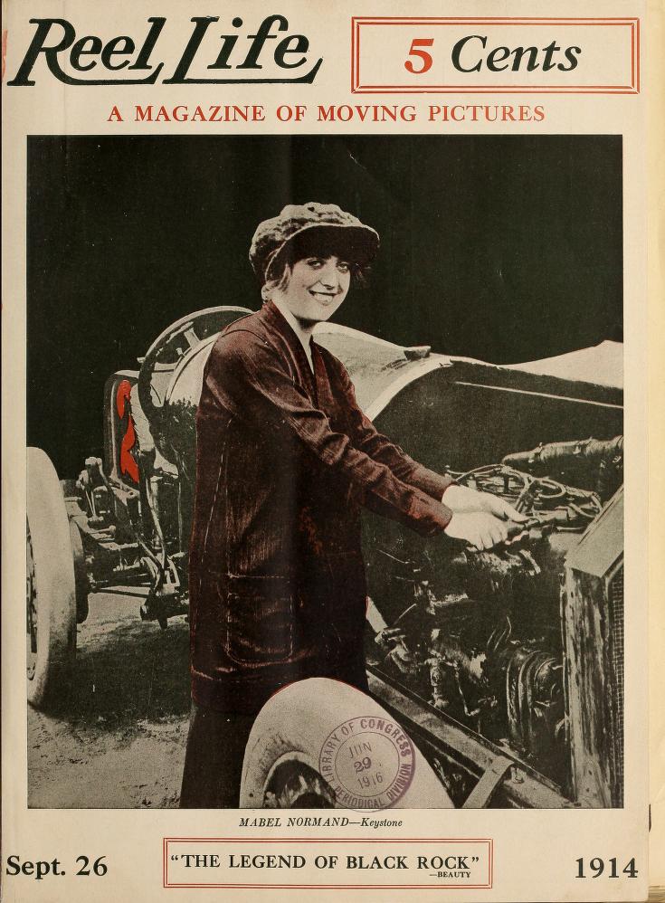 REEL LIFE magazine side cover 26 September 1914