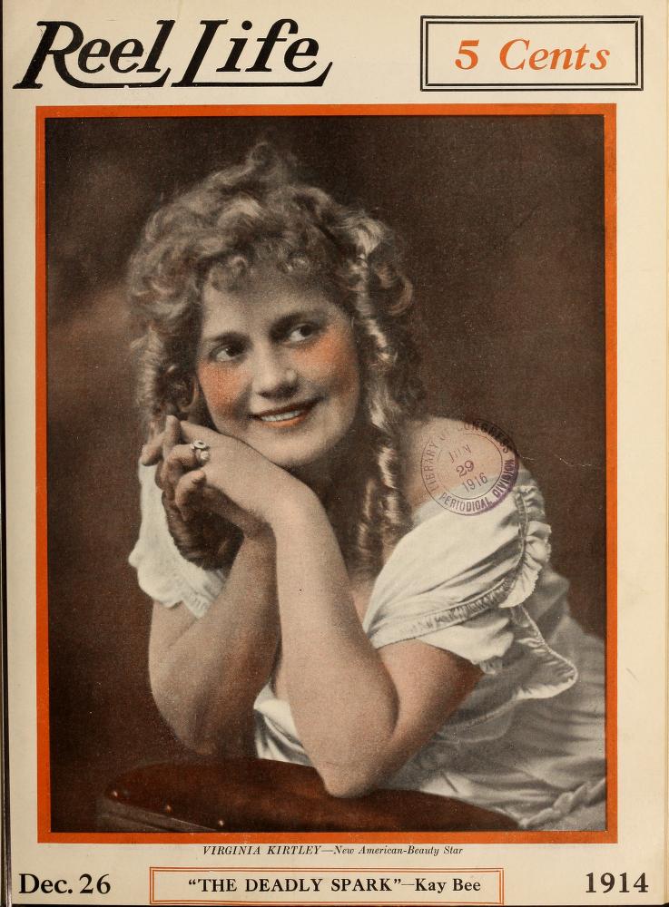 REEL LIFE magazine side cover 26 December 1914