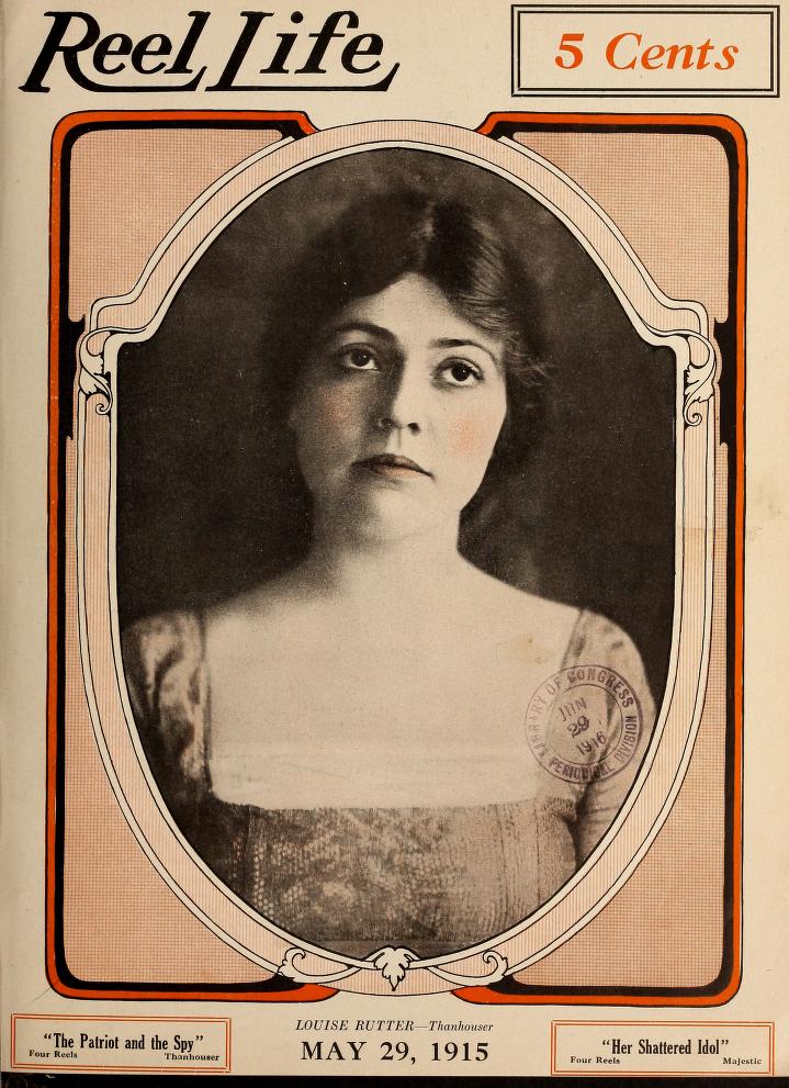REEL LIFE magazine side cover 29 May 1915
