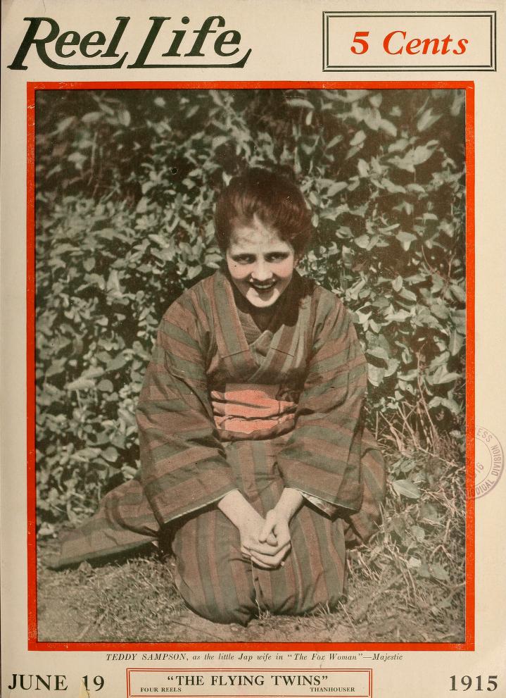 REEL LIFE magazine side cover 19 June 1915