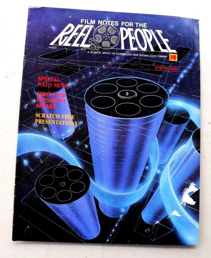 REEL PEOPLE magazine side cover Issue 21 Spring 1988