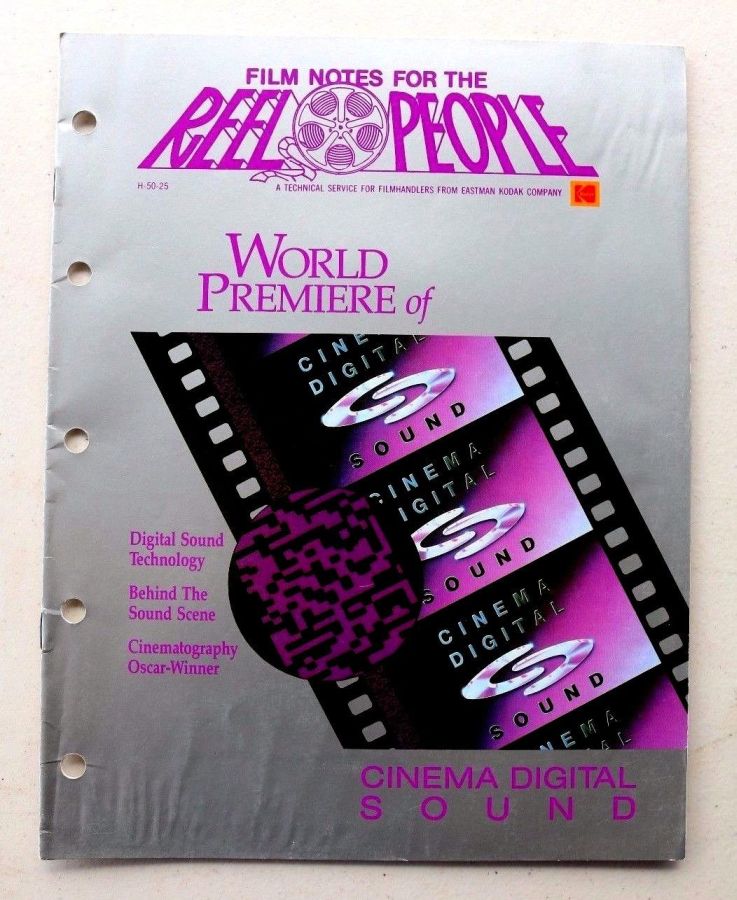 REEL PEOPLE magazine side cover Issue 25 July 1990