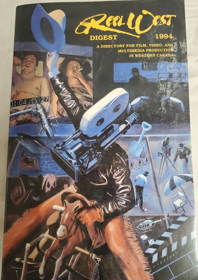 REEL WEST magazine side cover   1994