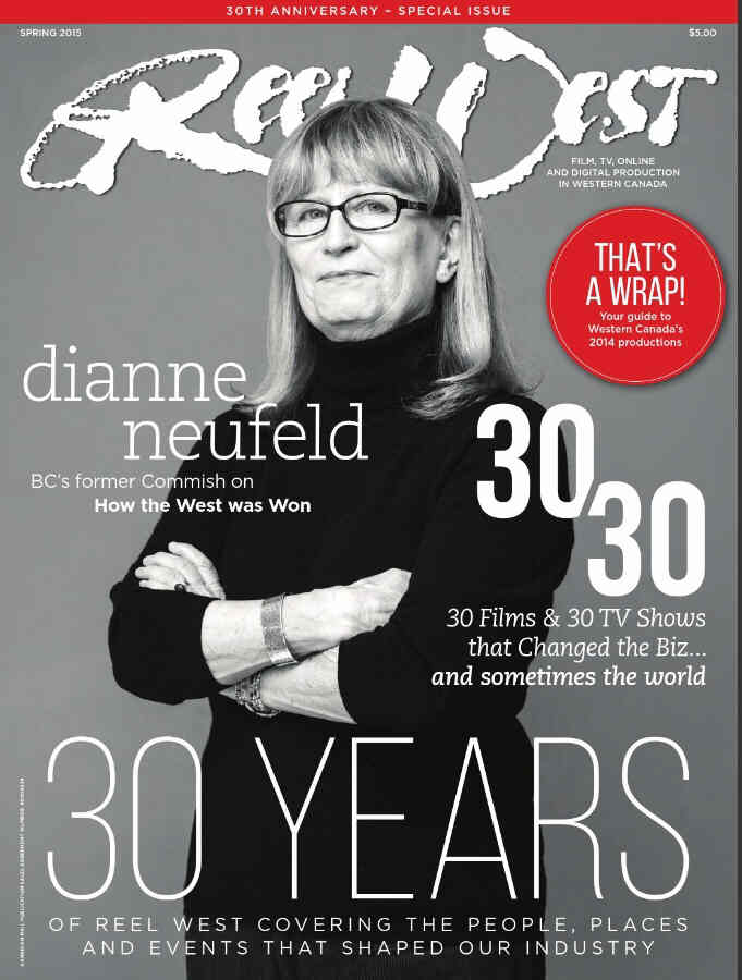 REEL WEST magazine side cover Spring 2015